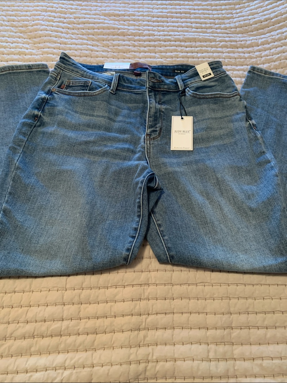 Judy Blue Medium Light Blue Boyfriend Jeans